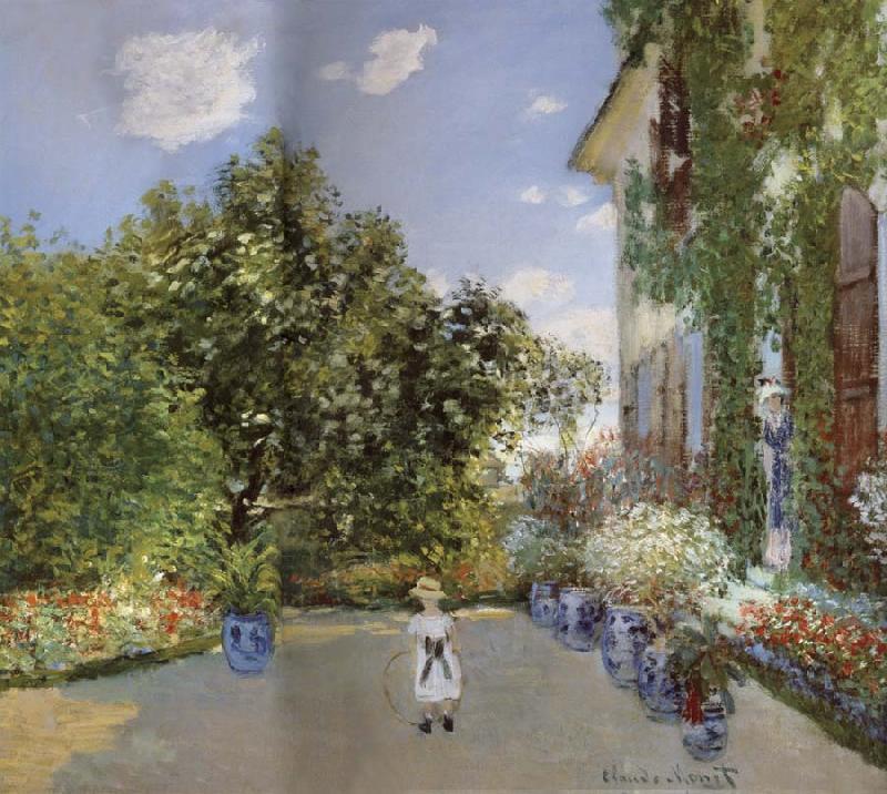 Claude Monet The Artist-s House at Argenteuil